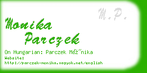 monika parczek business card